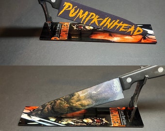 Pumpkinhead 1988 Kitchen Knife With/Without Sublimated Stand