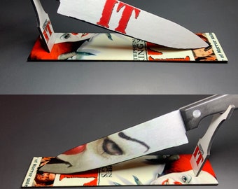 IT 1990 Penny Wise Stephen King Knife With/Without Sublimated Stand