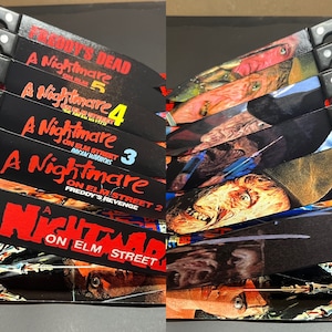 A Nightmare On Elm Street 1-6 Knife Set With/Without Sublimated Stands