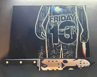 Jason Friday The 13th Cutting Board GlassWood