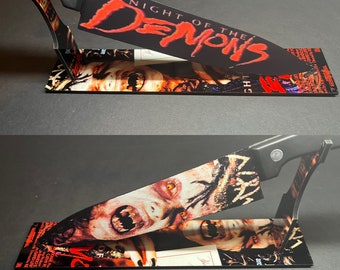 Night Of The Demons 1988 Kitchen Knife With/Without Sublimated Stand