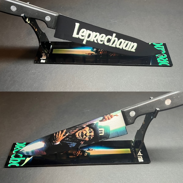 Leprechaun Kitchen Knife With/Without Sublimated Stand