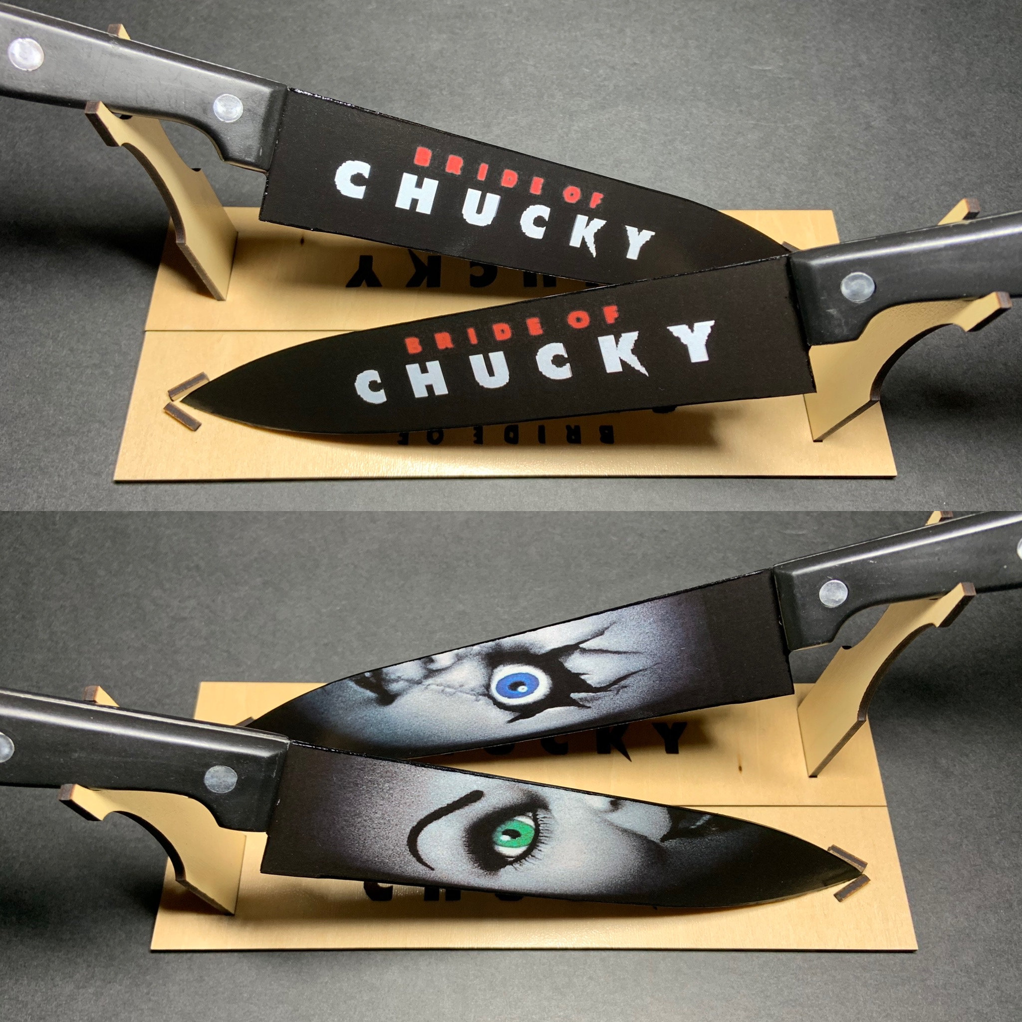 Childs Play Chucky 6 Knife Set With/Without Laser Engraved Etsy