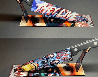 They Live 1986 Kitchen Knife With/Without Stand