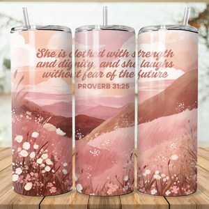 Versets bibliques chrétiens, 20 oz d'emballage de versets bibliques pour sublimation, haute définition 300 dpi PNG