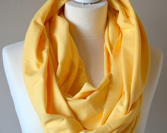 knitted shawl, cotton shawl, infinity, shawl made of cotton, yellow scarf, warm shawl, women shawl, organic shawl, shawl