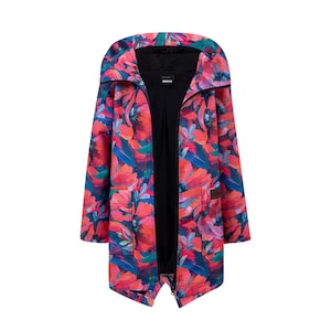 Waterproof raincoat Women s Coat Flower Coat Waterproof Coat Coat Rain Jacket Mantle Etsy
