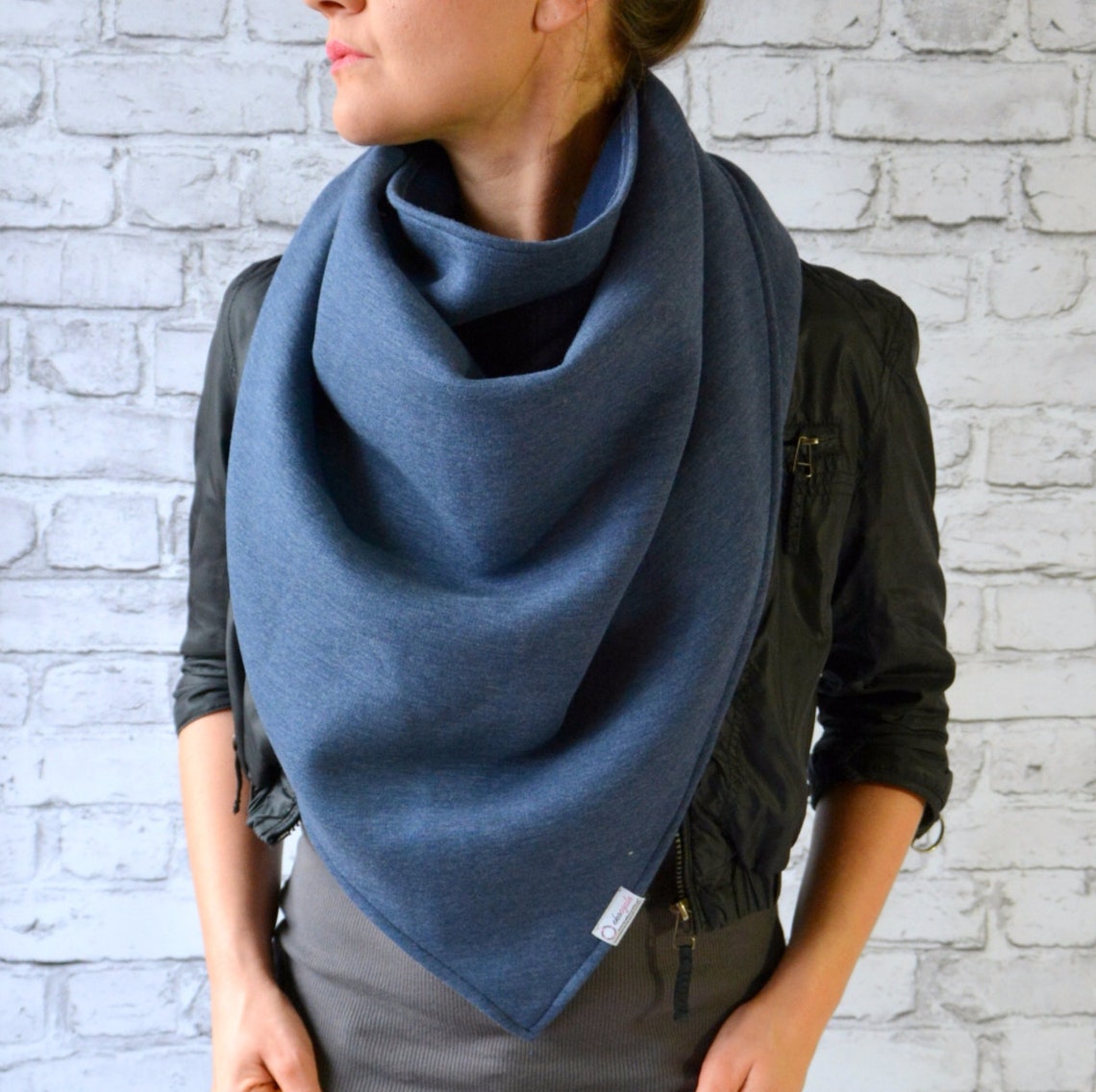 shawl with neck hole
