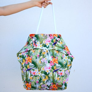 beach bag, waterproof bag, hawaiian handbag image 2