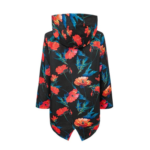 Waterproof raincoat Women s Coat Flower Coat Waterproof Coat Coat Rain Jacket Mantle Etsy