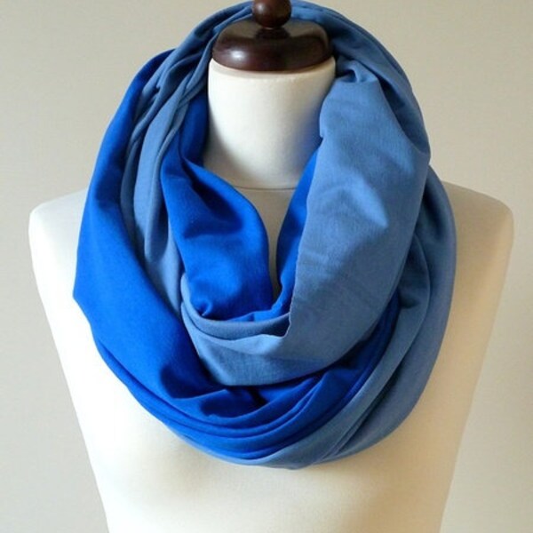 shawl, knitted shawl, cotton shawl, infinity, shawl made of cotton, white scarf, warm shawl, women shawl,organic shawl, blue chimney