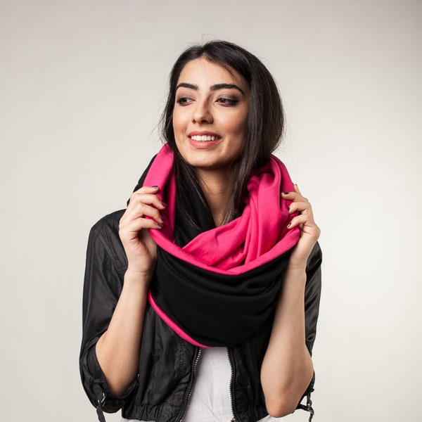 Scarf With Hood Etsy