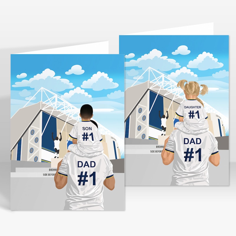 Number 1 Daddy Card - Etsy UK