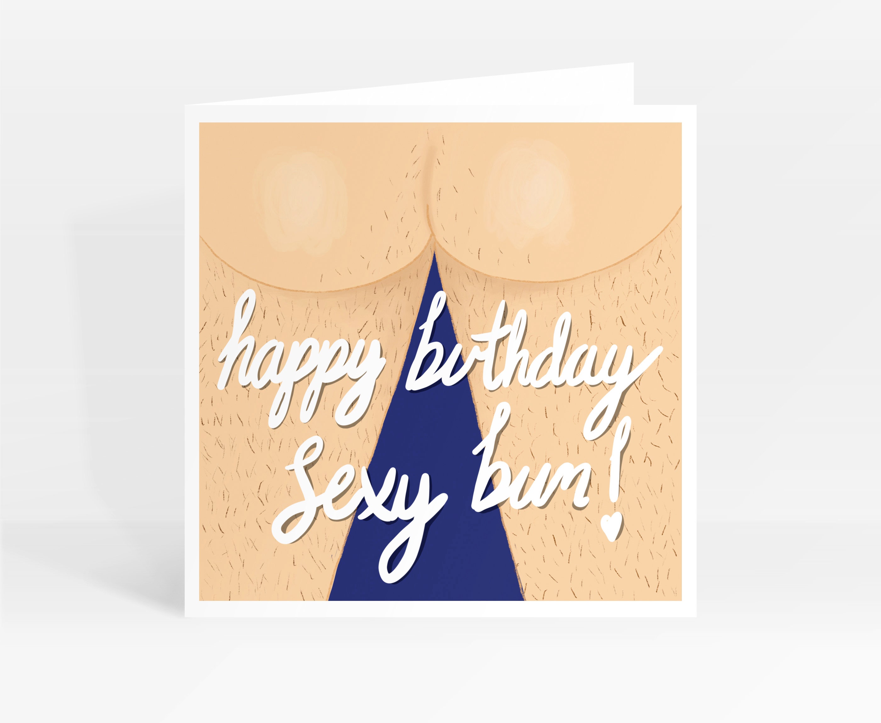 Happy Birthday Sexy Bum Card picture image