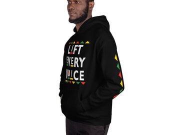 Unisex Hoodie - Lift Jede Stimme | Schwarze Geschichte Monat Outfit Idee