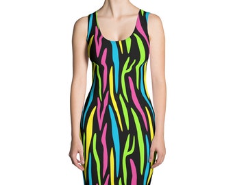Sublimation Cut & Sew Dress - I Love the 80's