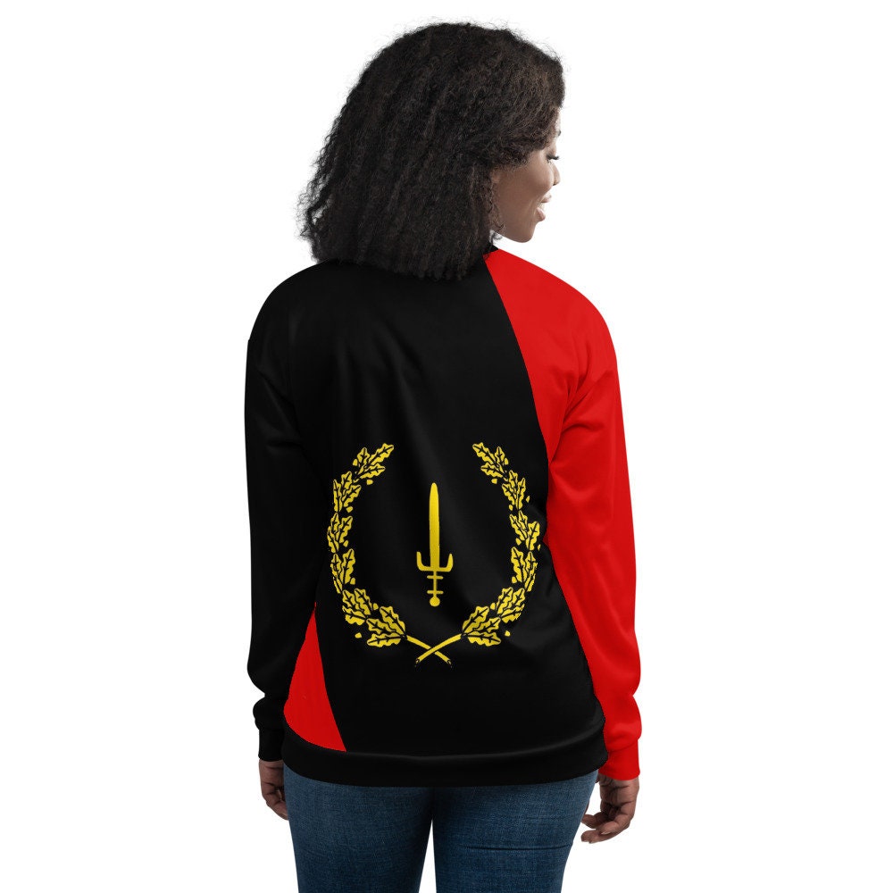 Black American Flag - Unisex BomberJacke