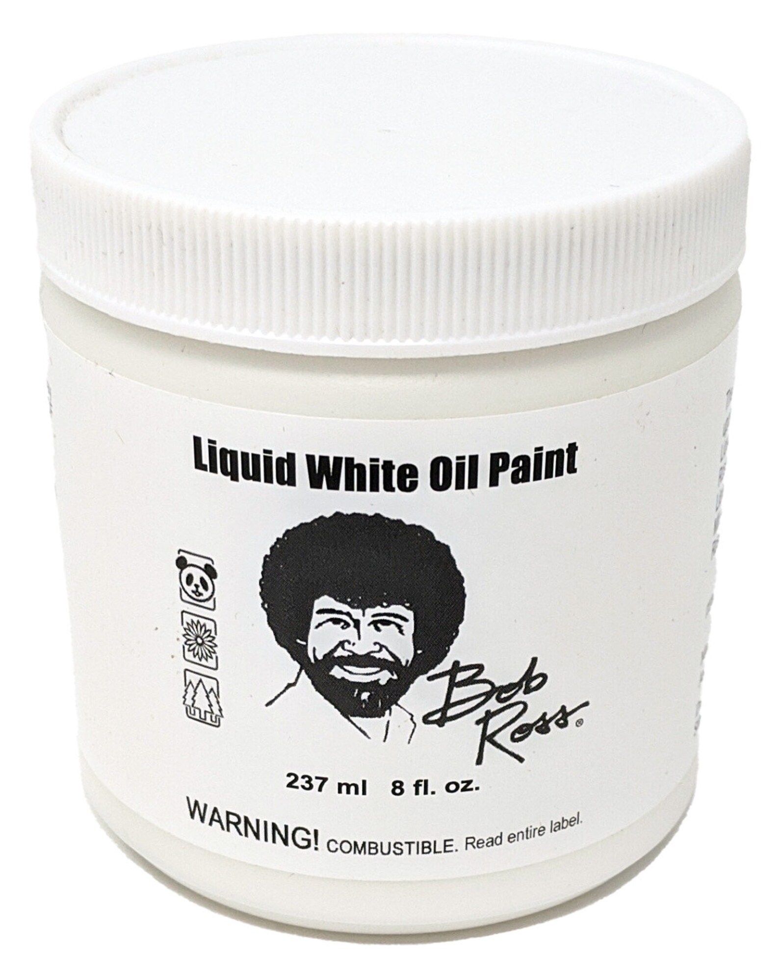 Bob Ross Liquid White Oil Paint Base Coat 237ml 8 fl oz Etsy