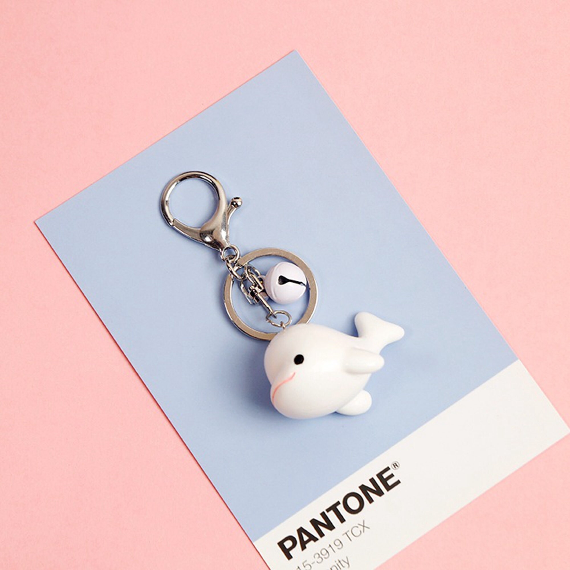 Cute Plastic Blue Whale Keychain Beluga Keyring Gift for Kids Etsy Canada