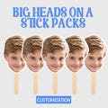 Face on a Stick Big Head Cutouts, Birthday Photobooth,Face on a Stick, Funny Party Face, Custom Birthday Face on a stick,Pet Face on a Stick product logo
