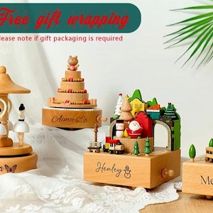 Personalized Gifts Music Boxes,Classical engraved music box,Ballerina music box,Baby Nursery Music Box,Baby Shower Gift box