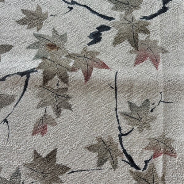 LAST PIECE Kimono fabric 100cm, silk, vintage 1970s, from unpicked authentic Japanese kimono