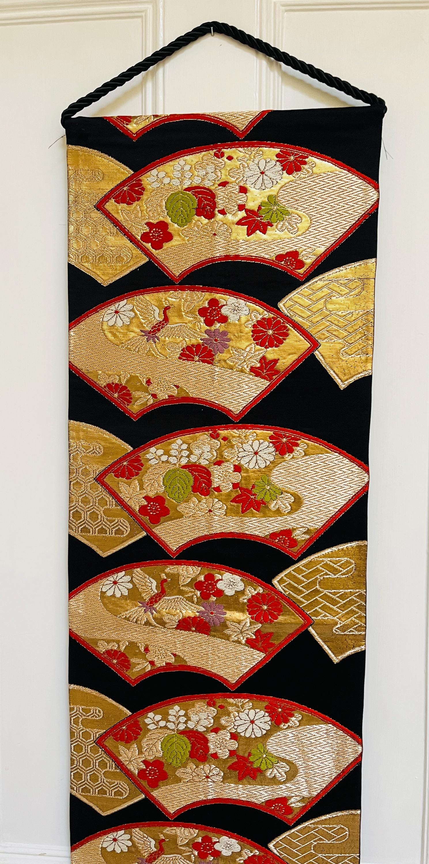 Kimono Obi Silk Wall Hanging - Etsy