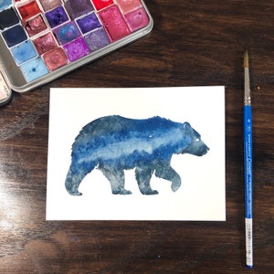 Aquarell widerstehen Vinyl-Aufkleber