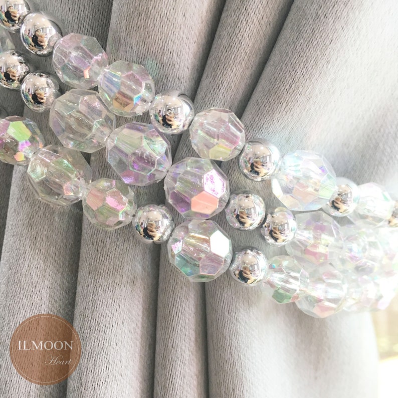 Crystal Curtain Tie Backs / Crystal Ornament / Curtain Etsy