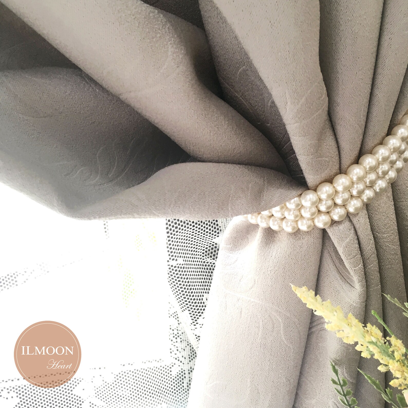 Classic Pearl Tieback / Luminous Pearl Curtain Tie Backs / Etsy