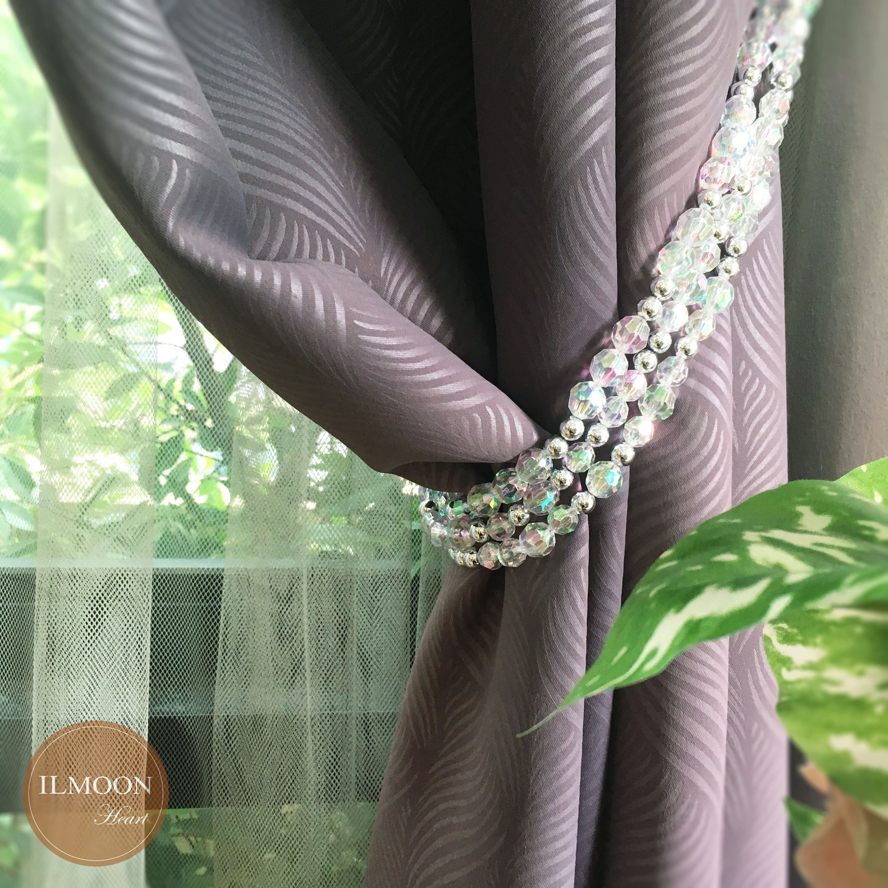 Crystal Curtain Tie Backs / Crystal Ornament / Curtain Etsy