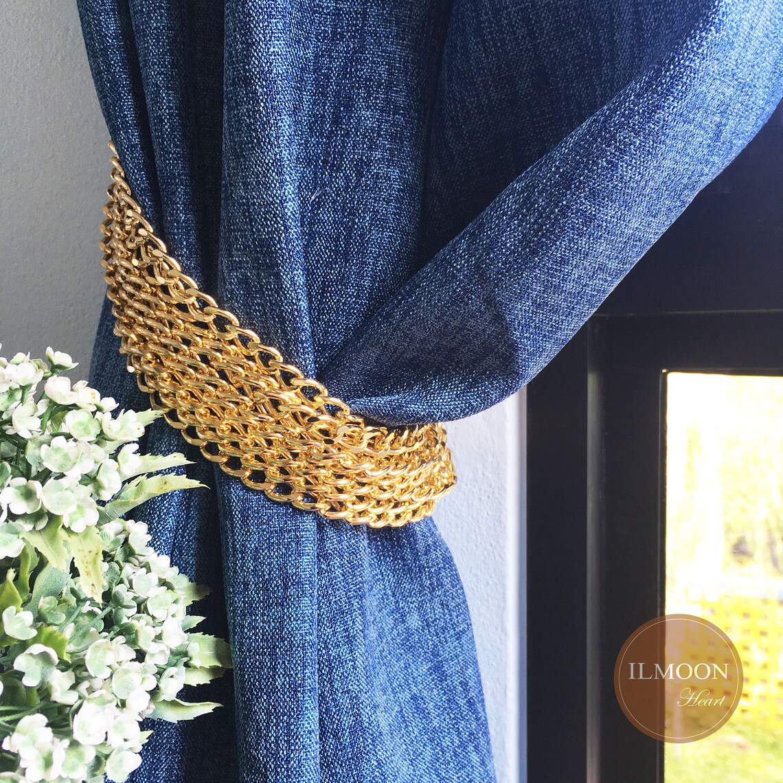 Pairx2 Gold Curtain Tie Back / Gold Tiebacks / Luxury for Etsy