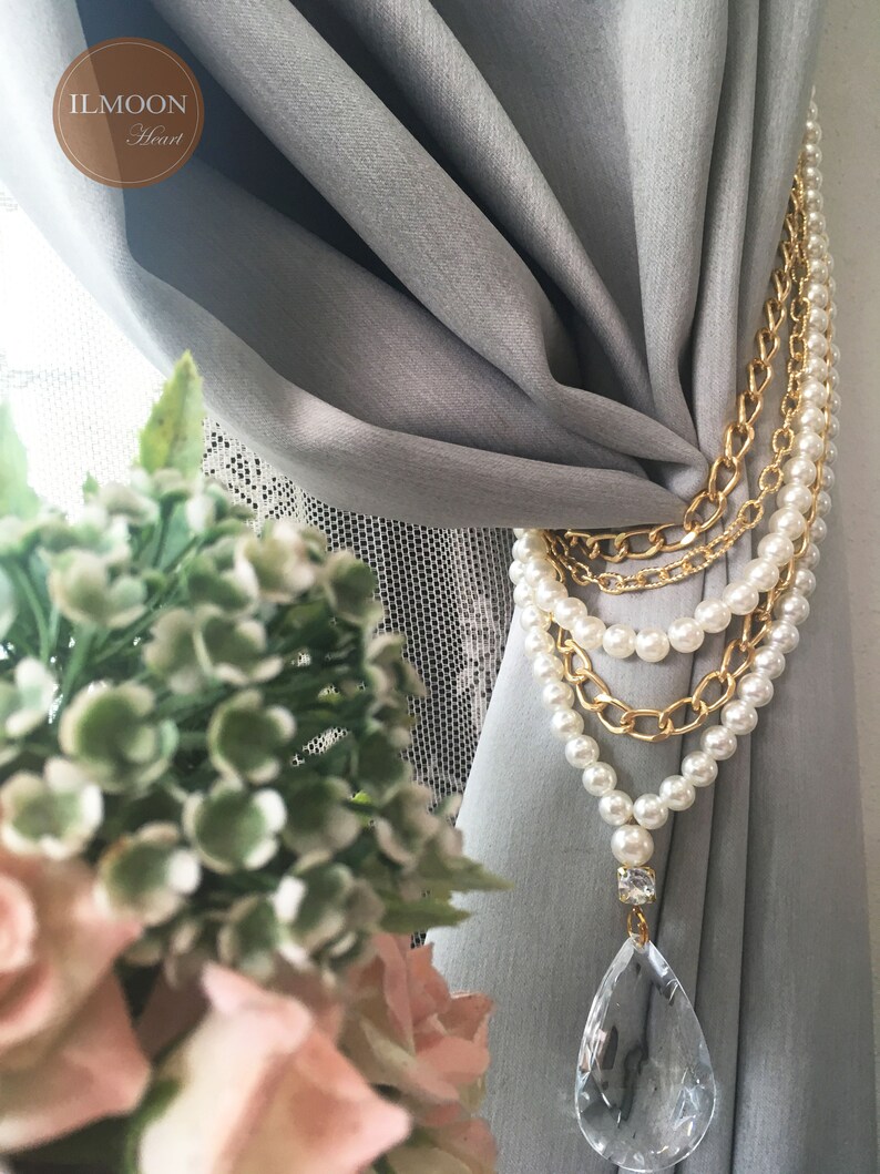 Luxury Drapery / Elegant Tie Back / Curtain Tie Backs / Hold Etsy