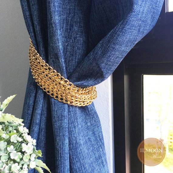 Pairx2 Gold Curtain Tie Back / Gold Tiebacks / Luxury for Etsy
