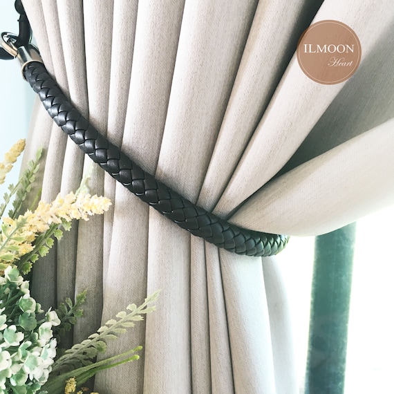 sold per 1 pair by Sew-select 1 pair of Natural cotton rope curtain tie backs