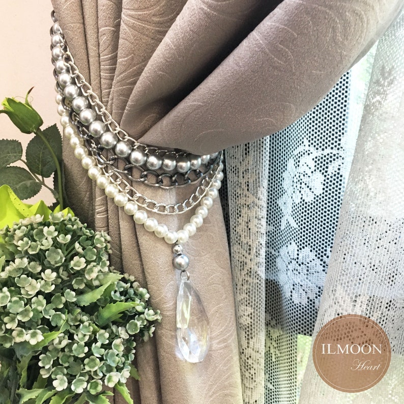 Luxury Drapery / Elegant Tie Back / Curtain Tie Backs / Hold Etsy