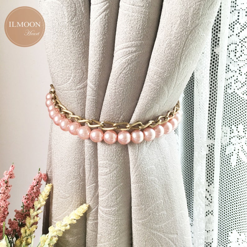 Pairx2 Blush And Gold Room Decor Shabby Chic Pink Gold Etsy