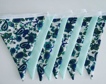 Bunting: vintage Paisley
