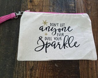 Makeup bag wristlet style