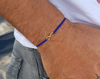 Infinity Symbol Bracelet, gold plated charm bracelet for Man, After Series inspired, Infinity Sign, , bff, bridesmaids, couples gift,