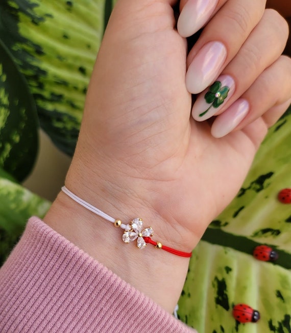 LONYOO Bracciale In Acciaio Inox Placcato Oro 18k Con Farfalla E Strass - Gioiello Regalo Per Donna - Confezione In Velluto