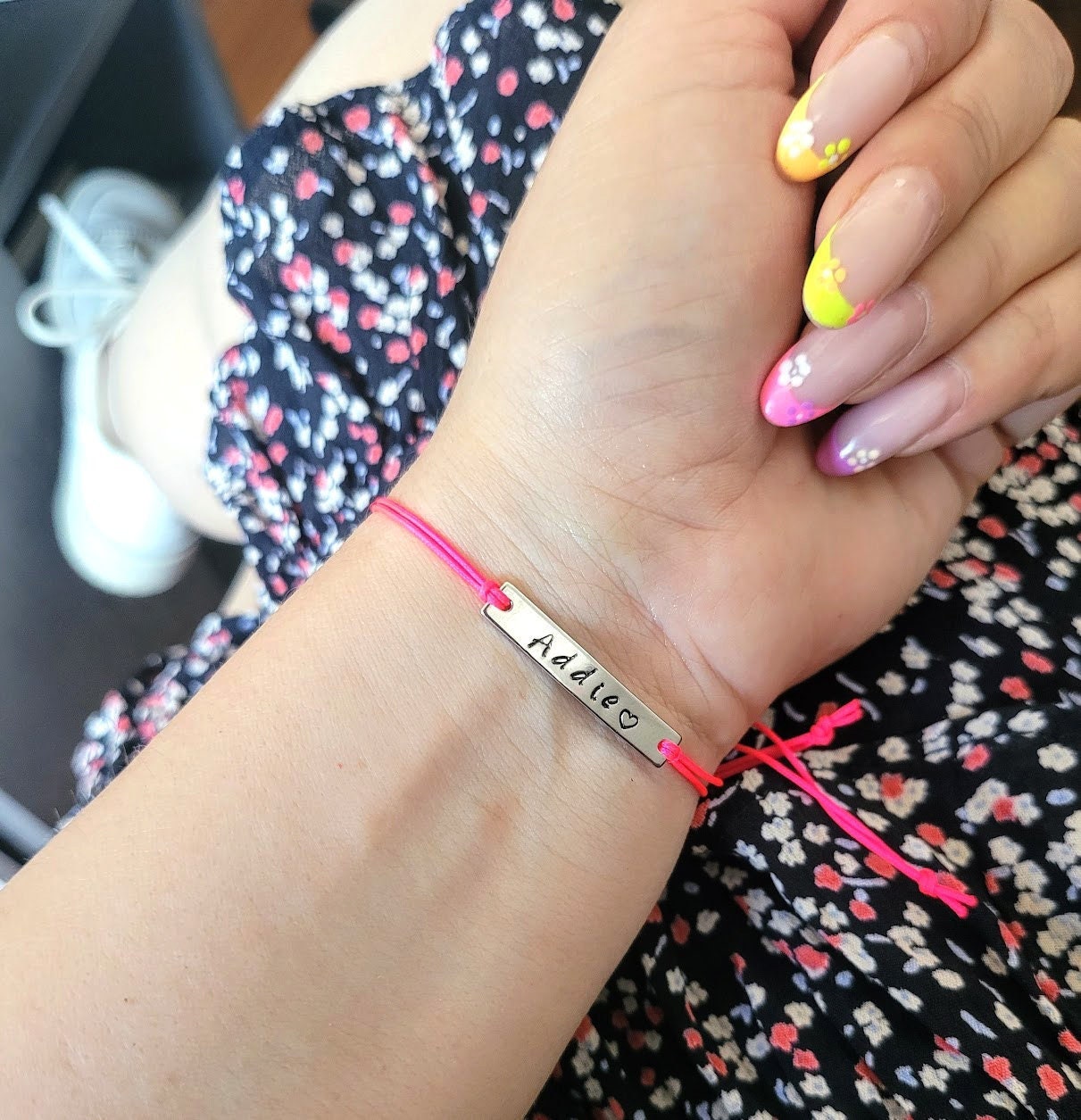 INBLUE Bracciale Personalizzato In Acciaio Inossidabile 316L – Incidi Nome O Data, Regalo Anniversario Compleanno, Argento/Oro/Rosa/Nero - 2