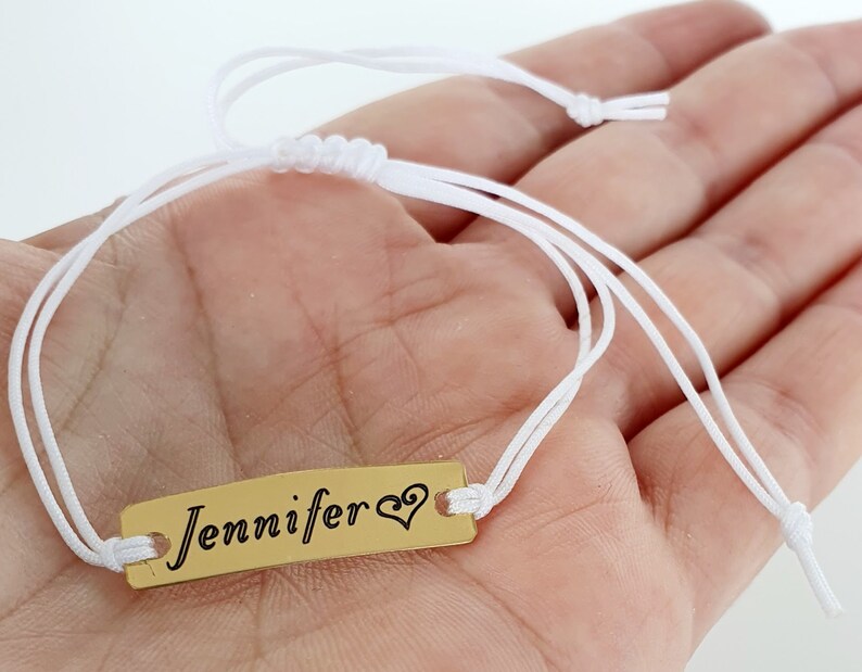 Personalized Baby Bracelet Name Child Bracelet Custom Name Etsy