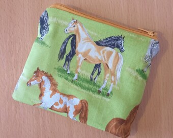 Maple Memories Running Horses Animal Portable Canvas Coin Purse Change Purse Pouch Mini Wallet Gifts For Women Girls Maple Memories Running Horses Animal Portable Canvas Coin Purse Change Purse Pouch Mini Wallet Gifts For Women Girls
