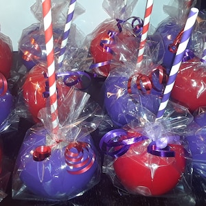 12 CANDY or CHOCOLATE Apples (2 Colors)