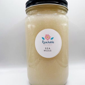 Sea moss, Wildcrafted Sea Moss, Sea Moss Gel, St. Lucia Sea Moss, Organic Sea Moss, Burdock Root, Elderberry, Organic, Sea Moss, Gel