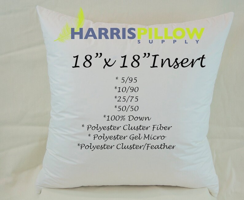 Pillow Insert 18 X 18 Inch Pillow Form Decorative Pillow Etsy