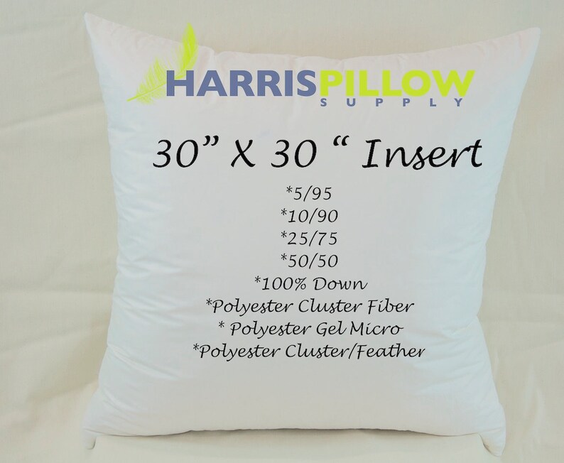 Pillow Insert 30 X 30 Inch Pillow Form Decorative Pillow Etsy