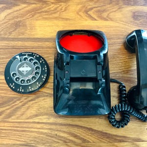 Upcycled Vintage Automatic Electric Telephone: Phony Phone Box Charging Station and Desk Storage image 8