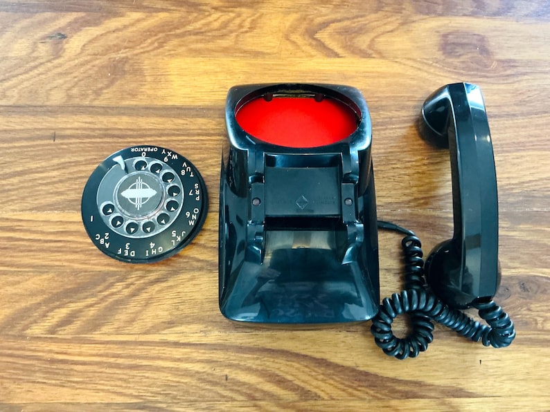 Upcycled Vintage Automatic Electric Telephone: Phony Phone Box Charging Station and Desk Storage image 8
